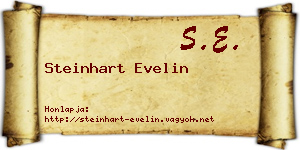 Steinhart Evelin névjegykártya